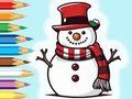 Jogo Livro para colorir: Família do boneco de neve  online