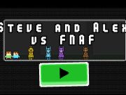 Jogo Steve e Alex vs Fnaf  online