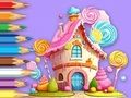 Jogo Livro para Colorir: Casa do Pirulito  online