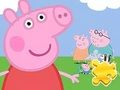 Jogo Quebra-cabeça: Peppa com a família  online
