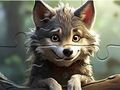 Jogo Quebra-cabeça: Lobo Sorridente online Jogo Quebra-cabeça: Lobo Sorridente online