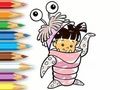 Jogo Livro para colorir: fantasia de monstro  online