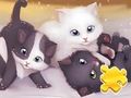 Jogo Quebra-cabeça: Brincando com gatos  online