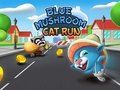 Jogo Corrida de gato cogumelo azul  online