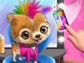 Jogo Salão de cabeleireiro animal estrela do rock  online