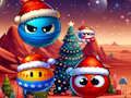 Jogo Corrida de Natal: Bolas Vermelhas e Amigas  online