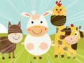 Jogo Animais de fazenda felizes  online