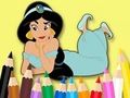 Jogo Livro para colorir: Princesa Jasmine  online