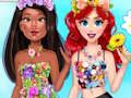 Jogo Look da moda princesa flor  online
