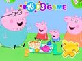 Jogo Quebra-cabeça: Piquenique da Família Peppa Pig  online