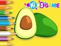 Jogo Livro para colorir: abacate  online