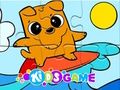 Jogo Quebra-cabeça: surfando no mar  online