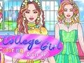 Jogo Vestir para colorir para universitária  online