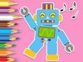 Jogo Livro para colorir: dança do robô  online