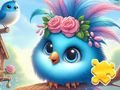 Jogo Quebra-cabeça: Pássaro Azul Fofo  online