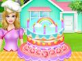 Jogo Bolo Arco-Íris da Chef Felicia  online