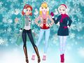 Jogo Princesas da farra de inverno  online