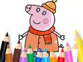 Jogo Livro para colorir: Mamãe Porca Inverno  online