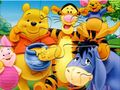 Jogo Quebra-cabeça: Winnie com amigos  online