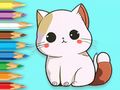 Jogo Livro para colorir: gatinho fofo  online