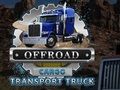 Jogo Caminhão de transporte de carga offroad  online