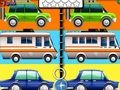 Jogo Carros de desenho animado descobrem a diferença  online