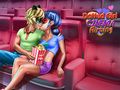 Jogo Garota pontilhada flertando no cinema  online
