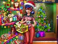 Jogo Compras de Natal de menina pontilhada  online