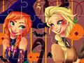 Jogo Princesa Halloween quebra-cabeça  online