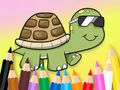 Jogo Livro para colorir: óculos de sol tartaruga  online