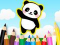Jogo Livro para colorir: Panda fofo  online