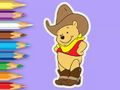 Jogo Livro para colorir: Cowboy Winnie  online