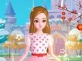 Jogo Vestido e bolo faça você mesmo para Nana  online