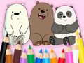 Jogo Livro para colorir: Nós três ursos  online
