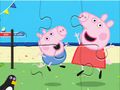 Jogo Quebra-cabeça: Dia de diversão da Peppa  online