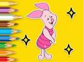 Jogo Livro para colorir: Leitão com balão  online