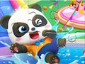 Jogo Quebra-cabeça: Parque Aquático Bebê Panda  online