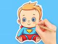 Jogo Livro para colorir: super bebê fofo  online
