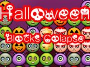 Jogo Colapso do bloco de Halloween  online