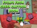Jogo Fuja da sala verde dos desenhos animados  online