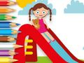 Jogo Livro para colorir: jogando slide  online