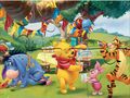 Jogo Quebra-cabeça: Festa do Ursinho Pooh  online