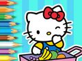 Jogo Livro para colorir: Mercado Hello Kitty  online