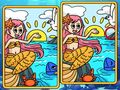 Jogo Sereias descobrem as diferenças  online
