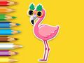 Jogo Livro para colorir: Flamingo  online