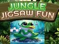 Jogo Diversão no quebra-cabeça da selva  online