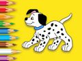 Jogo Livro para colorir: cachorro malhado fofo online Jogo Livro para colorir: cachorro malhado fofo online