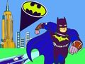 Jogo Coloração dos desenhos animados do Batman  online