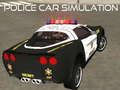 Jogo Simulador de carro de polícia 2020  online