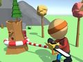 Jogo Cortador de homem de madeira  online